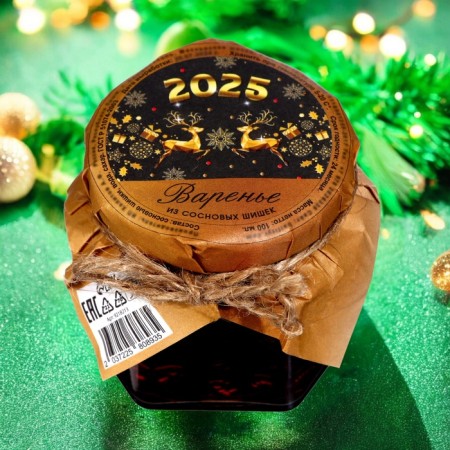 Jam "deer" from a pine cone, 100 ml