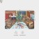 Napkin Serving kitchen shade "Capybara - New Year's dinner", desktop, 26 × 41 cm