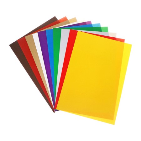 Cardboard Lacked A4, 10 sheets, 10 colors, calligrata top, one -sided, 200 g/m2, in the folder-2