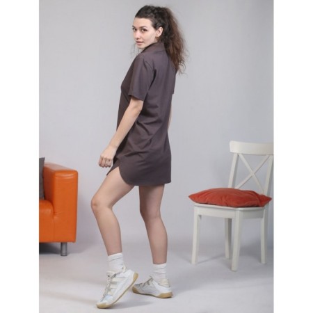 Women's dress "kitten", size 44, brown color-1