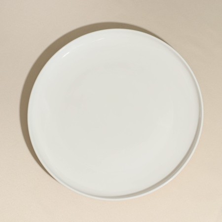 Porcelain plate Moon, d = 26.5 cm, white-1