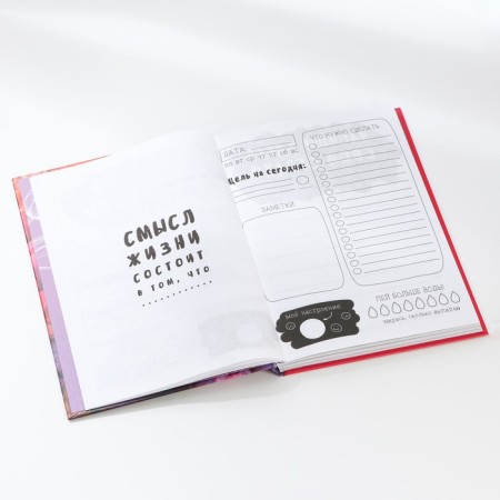 Creative diary, solid cover A5, 120 l. "Plan your life"-7