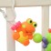 Stretching to a stroller/crib "Monkey and Friends", 4 toys, color mix, crush me