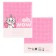 Notebook in a line of 24 sheets, 5 types of mix, cover coated cardboard, cats aristocrats