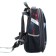 School backpack 38 x 30 x 16 cm, ergonomic back, stavia "car", gray