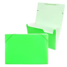 Folder Carder Calligrata Neon 13 Department. A4 plastic 0.7mm light green. Cut in color