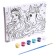 Set for Barbie children's creativity, painting canvas, 15 × 20 cm