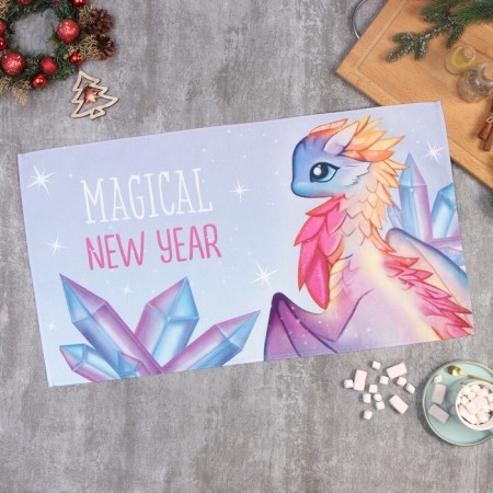 Towel Ethel "Magic New Year" 40x73 cm, 100% HL, sarzha 190 g/m2
