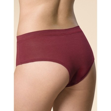 Female cowards, size 48, burgundy color-1