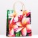 Package "Orange flowers", soft plastic, 26 x 23 cm, 110 μm