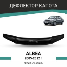 Defly hood deflector for Fiat Albea, 2005-2012