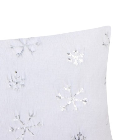 Case on the pillow Ethel "Snowflake" silver 43 x 43 cm, 100% p/e-2