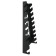 Holder for storing wrench, 9 keys from 5mm to 40 mm, wall, black