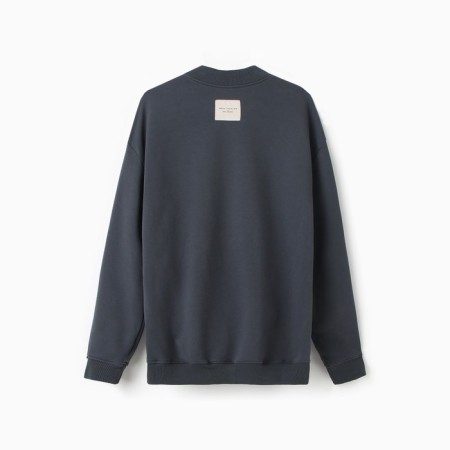 Male sweatshirt (bomber) mist men’s casual size 52, graphite-8