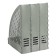 Vertical paper tray, 3 sections, gray