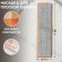 Nozzle for a mop with spin Raccoon, 42 × 11.5 cm, pockets on both sides, microfiber