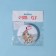 Folding mirror “Wonderful Life”, D 7.5 cm, with an increase, Mix drawing