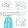 Children's teething, with a limiter, silicone, from 3 months.