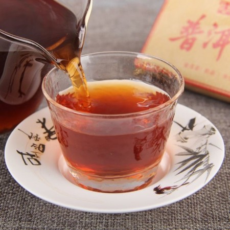 Chinese sustained tea "Shu puer. Puer chal zhuan", 100 g, 2017, Yunnan, brick-5
