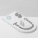 Star for jewelry Universal "Arka", 20 × 11 × 1 cm, white color