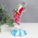 Polystone souvenir "painted dolphin" mix 4.8x5.5x10.5 cm