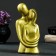 Figure "In love pair" Golden 20cm