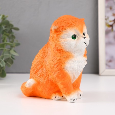 Piggy bank "Vaska Vaska" red, height 15.5 cm, width 10 cm, length 13.5 cm-2