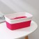 Kashpo for flowers wicker "bow", 23.5 × 12.5 × 10.5 cm, rectangle, color mix