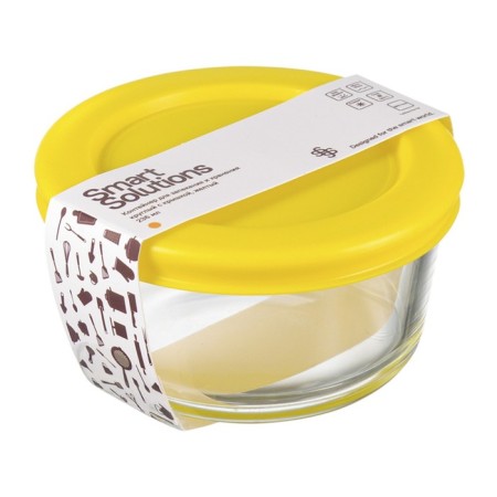 Smart Solutions baking and storage container, round, with a lid, 236 ml, yellow color-4