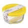 Smart Solutions baking and storage container, round, with a lid, 236 ml, yellow color