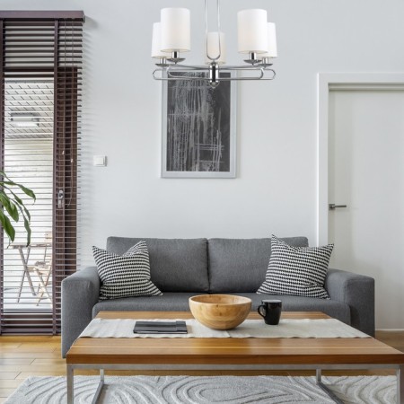 Lamp on the bar 5x40W E14, size 66x66x52 cm-5