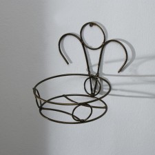 Suspension for Kashpo, wall, 1 pot, d = 15 cm, bronze