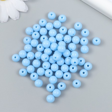Busins ​​plastic "Bright blue" glossy set 25 g d = 0.8 cm-1