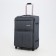 Small suitcase 24 "On the zipper, code castle, with extension, the color is gray