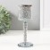 Glass of glass per 1 candle d = 4.5 "Orleans" silver 7x7x18 cm