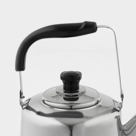 Teapot of stainless steel "Tchaikovsky", 3 l, chrome color-4