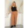 Female trousers, size 46, brown color