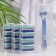 The machine is a razor and 12 interchangeable cassettes of blades, compatible with Gillette Fusion