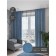 Decofest "Aron" curtain, size 200x270 cm, velor, blue color