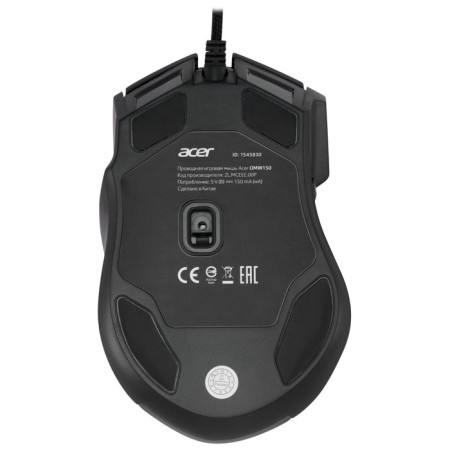 Mouse Acer OMW150 Black Optical (4800DPI) USB (8but)-3