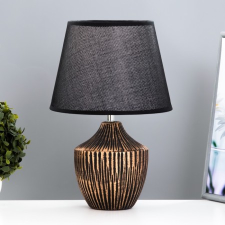 Jolen table lamp E14 40W Black-gold 22.5x22.5x35 cm
