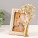 Photo frame Polystone 10x15 cm "tree" white with a golden patina 18x2x23 cm