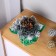 New Year's composition "Interior Snow White" with cones 20 cm