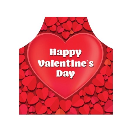 Apron kitchen with a photo print "Feast of Love", adjustable, size OS-2