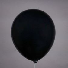 Шар латексный 12", пастель, цвет чёрный, набор 50 шт.