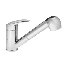 Santek Mavis kitchen mixer, retractable 2-regimen surplus, chrome