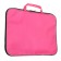 Folder for drawings and drawings A3, 470 x 350 x 20 mm, handles, textile, calligrata standard, pink density 600d