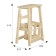 Stool- ladder, 455x310x616, varnish