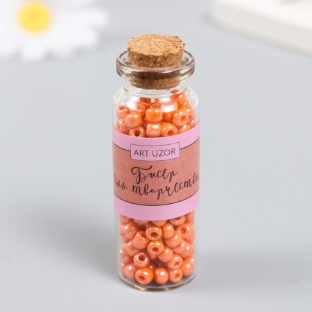 Beads 6/0 in the bottle "ORS" 20 g ceramic shine 6x2x2 cm