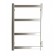 The electric heated towel "Dvin" J Plaza Neo, 600x400 mm, dimmer, polished